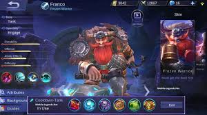 Follow asked dec 24 '14 at 20:05. Mobile Legends Tank Franco Tutorial Best Guide In The Internet Gameloid