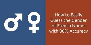how to know the gender of french nouns