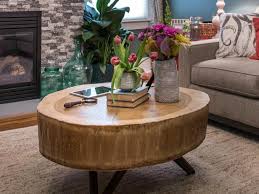 how to build a stump coffee table how