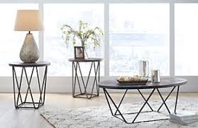 Made of decorative laminate, engineered wood and metal. Coffee And End Table Sets Ashley Furniture Homestore
