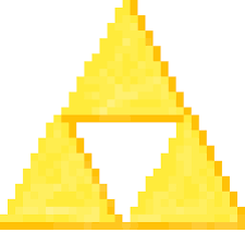 Pixel art 32 x 32. Pixilart Triforce By Colonis