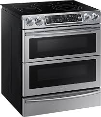 Oven locks are a mechanical feature that allows you to secure your oven door. Amazon Com Samsung Ne58k9850ws Aa 5 8 Slide In Electric Range Stainless Steel Refurbished Appliances