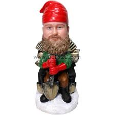 personalized gnome bobblehead from your