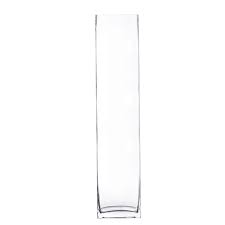 24 Decorative Square Glass Vase With 4