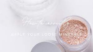 apply mineral makeup