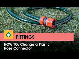How To Change A Plastic Hose Connector