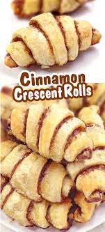 mini cinnamon crescent rolls sugar a