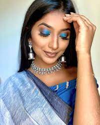 tamil bride blue eye makeup shaadiwish