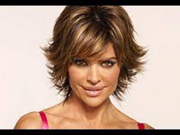 Modern flip hairstyle with blonde highlights. Part 1 Of 2 How To Cut And Style Your Hair Like Lisa Rinna Haircut Hairstyle Tutorial Layered Shag Youtube