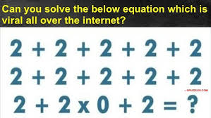 Simple Yet Hard Maths Equation Genius