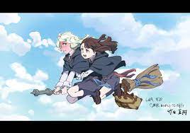 I think that after all Diana x Akko may be more canon than I'd have  imaged(Official Art from Episode 20) : r/LittleWitchAcademia
