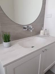 Any custom vanity top without an integral backsplash is available in any shape or configuration up to 143 in length x 60 in depth. Fusion Vanity Top Scf Interiors