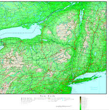 New York Elevation Map