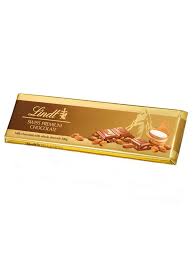 lindt tablet gold milk chocolate with