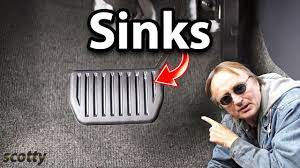how to fix sinking brake pedal in your