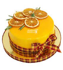 Торт с апельсинами №12456 купить по выгодной цене с доставкой по Москве.  Интернет-магазин Московский Пекарь