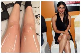 super shiny legs like celebrities