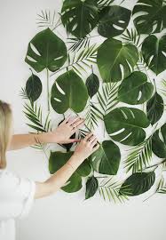 diy leaf backdrop almost makes perfect