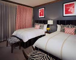 refined red and grey bedroom designs