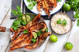 bbq thai garlic shrimp in the s recipe