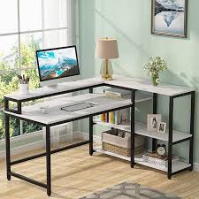 Computer Desk With Storage Shelf