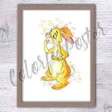 Rabbit Print Winnie The Pooh Poster