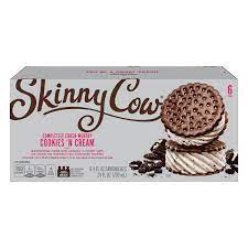 skinny cow ice cream sandwiches cookies