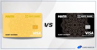 paytm hdfc bank business credit card vs