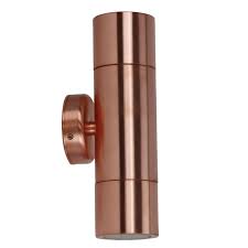 Ip65 Exterior Up Down Wall Light Copper