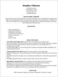 Nurse Resume Template Free