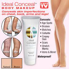 ideal conceal body makeup cream