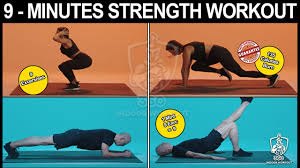 9 minute strength workout home