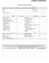 Templater Personal Financial Statement Sample Of Reviewed