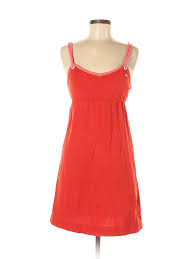 Details About Lacoste Women Orange Casual Dress 36 Eur