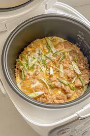 one pot oyakodon made in rice cooker