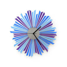 art starburst wall clock