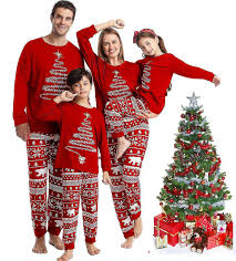 pjs xmas nightwear pajamas