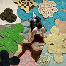 the irregular shaped rugs trend is