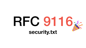 security txt är nu rfc 9116