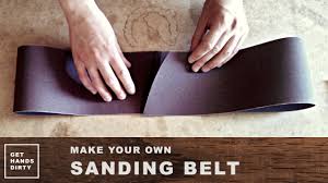 make your own sanding belt you