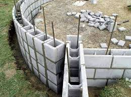 Curved Concrete Wall