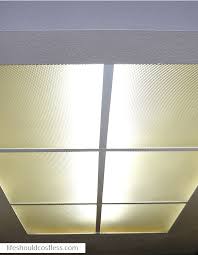 clean dropped ceiling lighting cover
