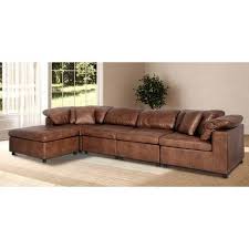 modern l shape modular leather sofa set