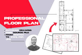 draw a professional autocad floor plan