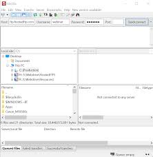 using filezilla with ftp ftps hosted