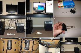 If you have a mouse, keyboard, or other peripherals that come in wireless varieties, you can eliminate cables entirely by switching to bluetooth. Get Your Cables Under Control This Weekend Home Diy Home Organization Home