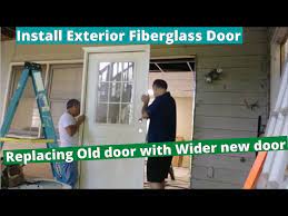 Install New Exterior Fiberglass Door