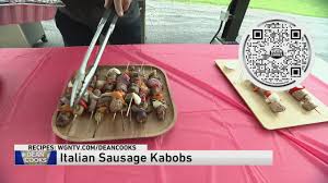 Dean shares his recipe for Italian sausage kabobs and grilled corn ...