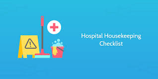 hospital housekeeping checklist
