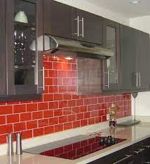 The ultimate kitchen remodeling guide. Kitchen Tile Backsplash Red Subway Tile Red Backsplash Red Kitchen Tiles